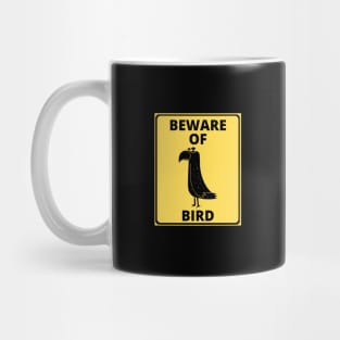 Funny bird sign (parrot) Mug